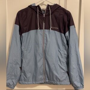 Columbia fleece lined windbreaker